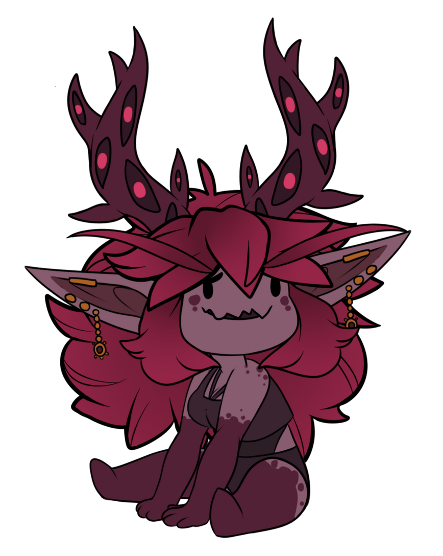 Demon Chibi Sitting